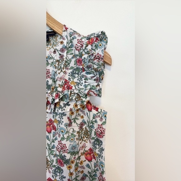 Brooks Brothers garden print ruffle tank , sz : 6 - Picture 9 of 11